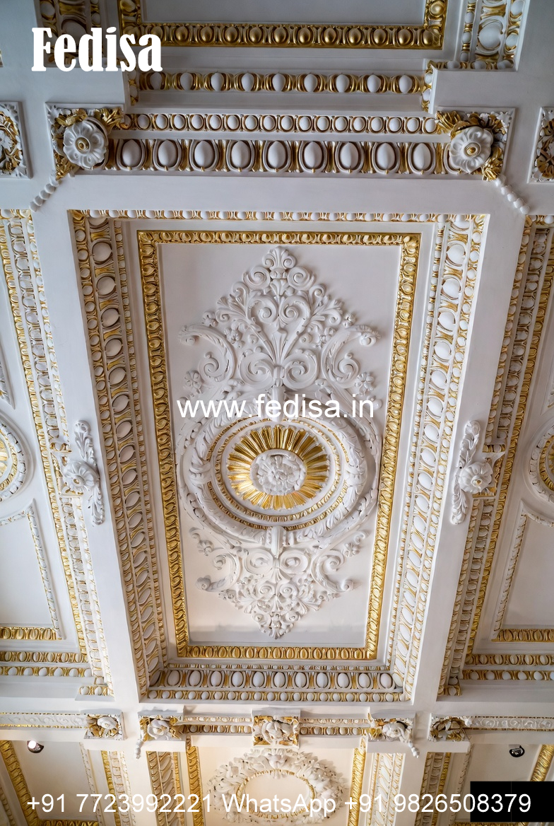 Carved Ceiling Design Pink Ceiling Design No-2347