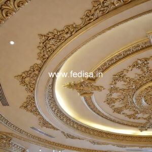 Carved Ceiling Design Gold Ceiling Design No-2361