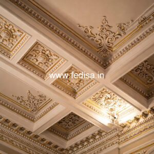 Carved Ceiling Design Washroom False Ceiling Design No-2363