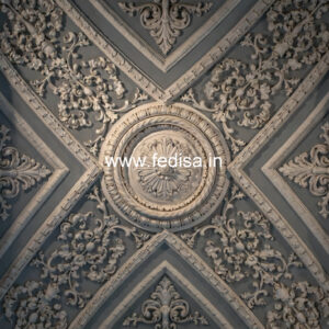 Carved Ceiling Design Pop Design For Hall 12×12 No-2374