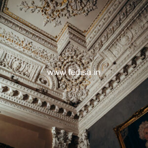 Carved Ceiling Design Wooden False Ceiling For Living Room No-2381