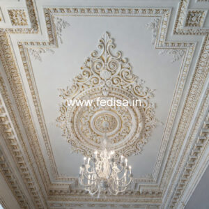Carved Ceiling Design Hotel Pop Design No-2406