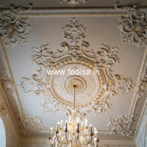 Carved Ceiling Design False Ceiling Texture Paint No-2446