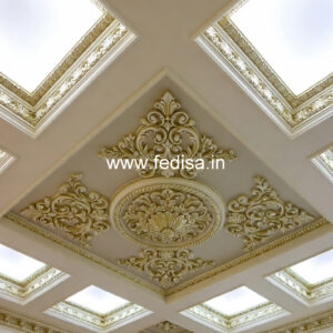 Carved Ceiling Design Rectangle False Ceiling No-2512