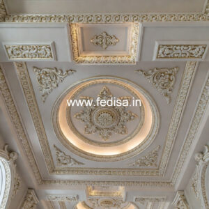 Carved Ceiling Design Home Theater False Ceiling Design No-2651