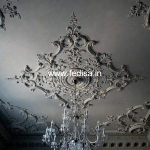 Carved Ceiling Design Gypsum Ceiling Hall Design No-2666