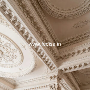 Carved Ceiling Design Duplex False Ceiling Design No-2734