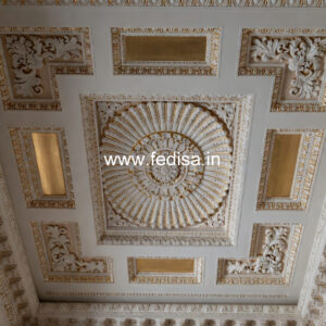 Carved Ceiling Design Jewelry Shop False Ceiling Design No-2738