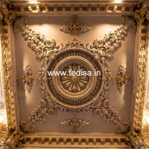 Carved Ceiling Design Modern Restaurant Ceiling Design No-2798