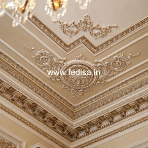 Carved Ceiling Design Simple False Ceiling No-2826