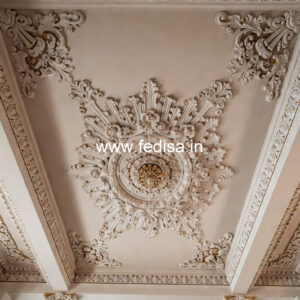 Carved Ceiling Design Pop False Ceiling Price No-2834