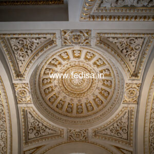 Carved Ceiling Design Gypsum False Ceiling Price No-2835