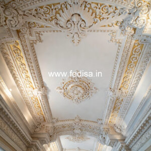 Carved Ceiling Design Balcony False Ceiling No-2868