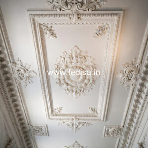 Carved Ceiling Design Pop Ceiling Bedroom No-2925