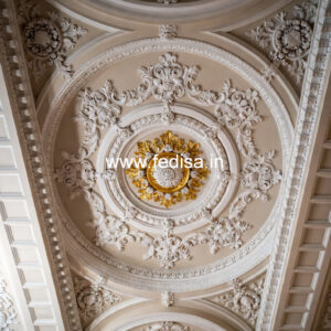 Carved Ceiling Design Plain Gypsum Ceiling No-2934