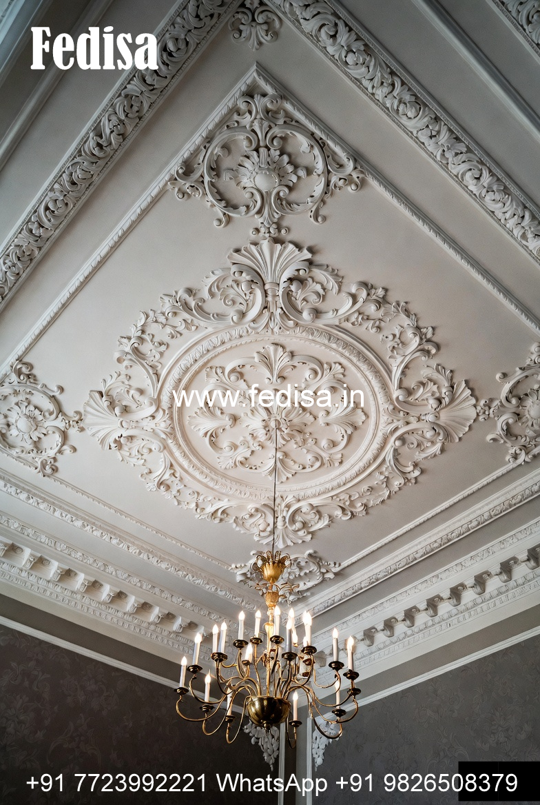 Carved Ceiling Design Types Of False Ceiling And Cost No-2942