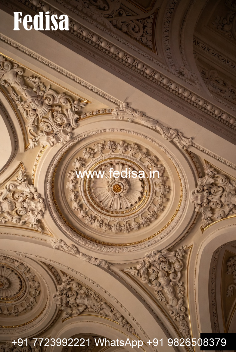 Carved Ceiling Design False Ceiling For Pooja Room No-2956