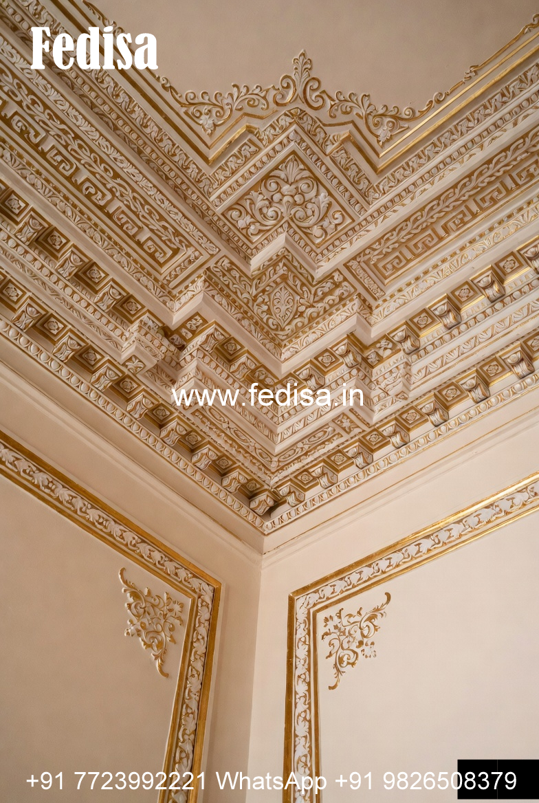 Carved Ceiling Design Cement False Ceiling No-2986