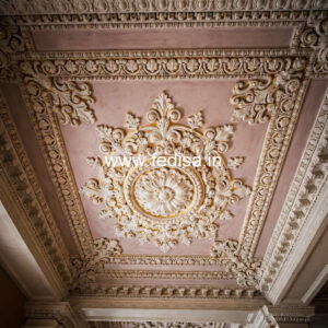 Carved Ceiling Design False Ceiling Cost Per Sq Ft No-3003