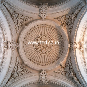 Carved Ceiling Design Swastik False Ceiling No-3004
