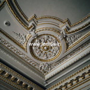 Carved Ceiling Design False Ceiling In Room No-3019