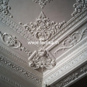 Carved Ceiling Design False Ceiling For Office Cabin No-3020