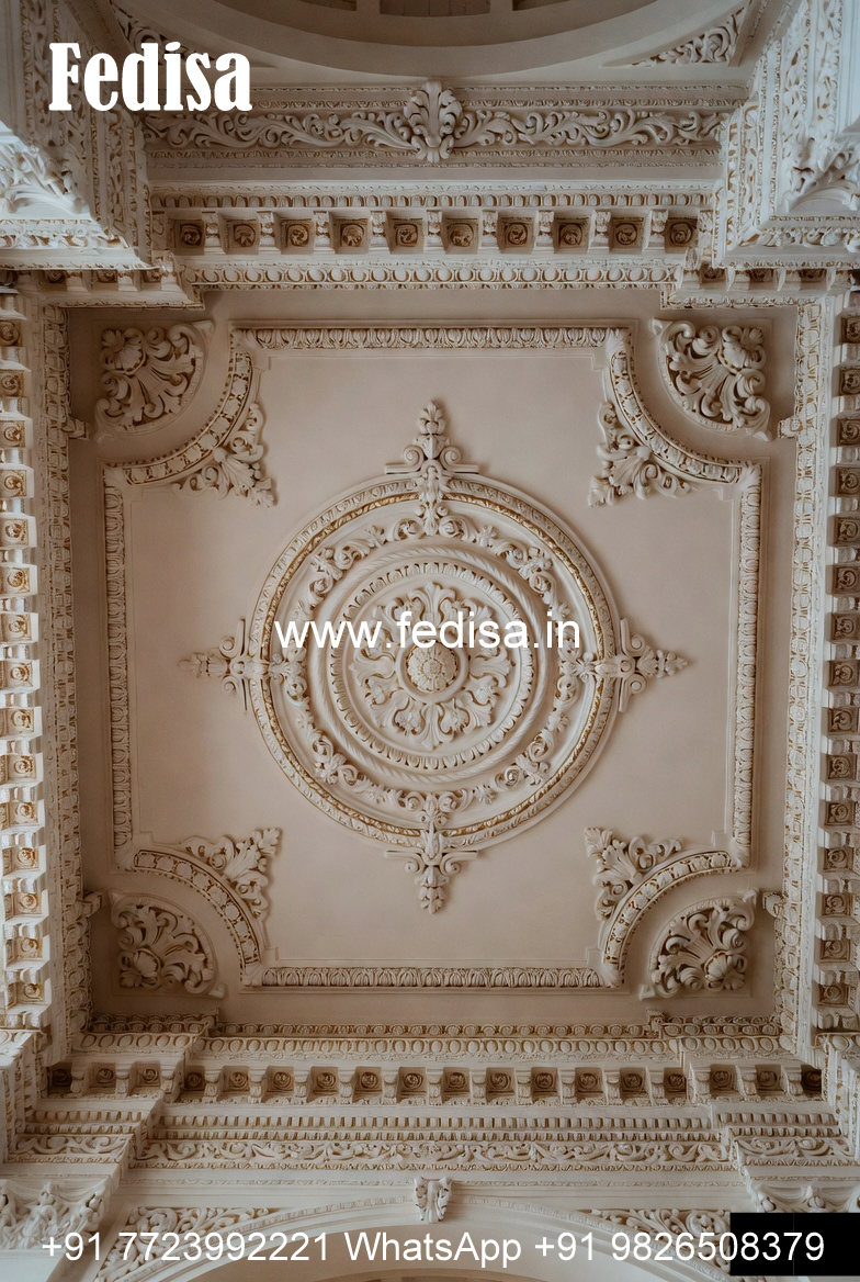Carved Ceiling Design False Ceiling For Bedroom Latest No-3055