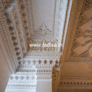 Carved Ceiling Design Double False Ceiling No-3076