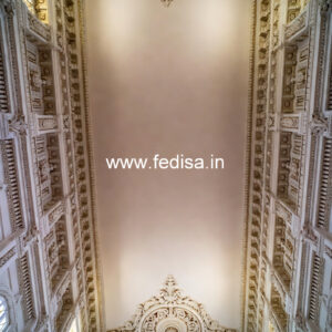 Carved Ceiling Design Pop False Ceiling Bedroom No-3087