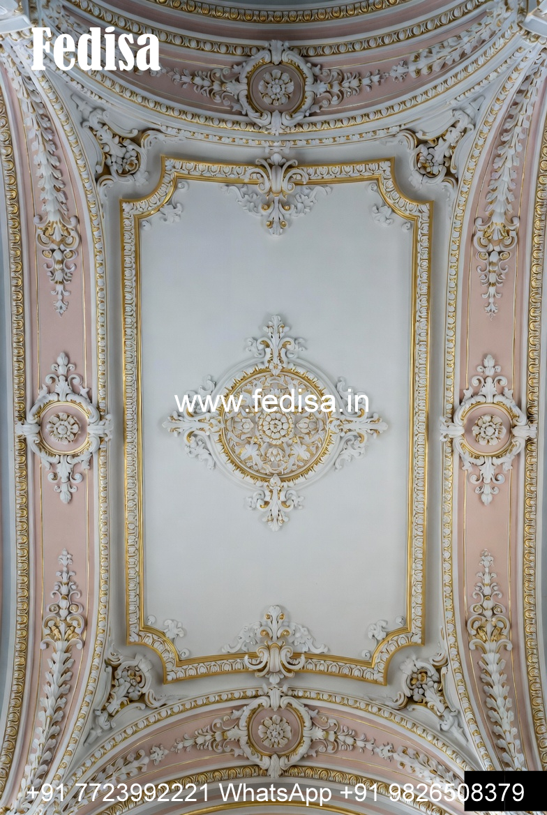 Carved Ceiling Design Wooden Pop False Ceiling No-3105