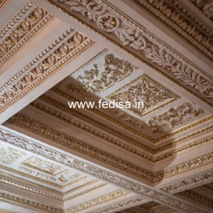 Carved Ceiling Design Foyer False Ceiling No-3124