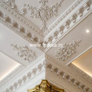 Carved Ceiling Design Small False Ceiling No-3156