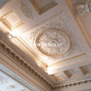 Carved Ceiling Design Fall Ceiling Painting No-3158