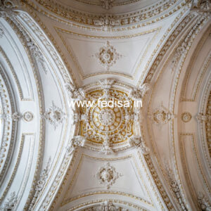 Carved Ceiling Design Drywall False Ceiling No-3165