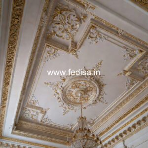 Carved Ceiling Design Garage False Ceiling No-3179