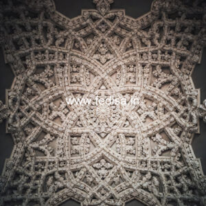 Carved Ceiling Design False Ceiling With Wardrobe No-3181