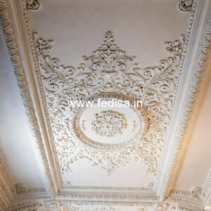 Carved Ceiling Design Plain False Ceiling Price No-3199