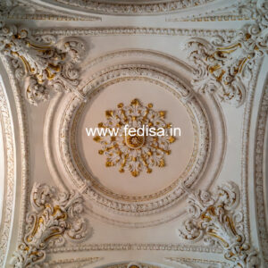 Carved Ceiling Design Guest Room False Ceiling No-3200