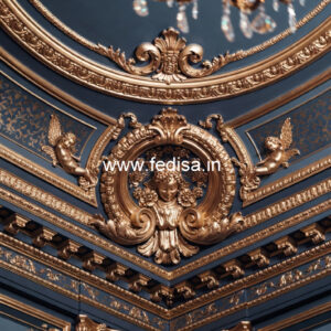 Carved Ceiling Design Mdf Jali In False Ceiling No-3204