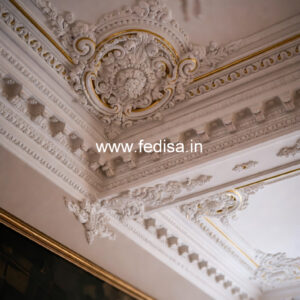 Carved Ceiling Design Purple False Ceiling No-3210