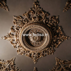 Carved Ceiling Design Colorful False Ceiling No-3212