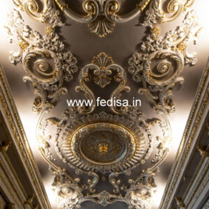 Carved Ceiling Design Bathroom False Ceiling Panels No-3222