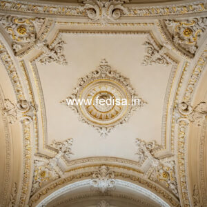 Carved Ceiling Design False Ceiling In Conservatory No-3225