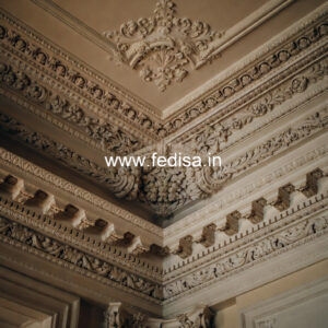 Carved Ceiling Design Double Layer False Ceiling No-3233
