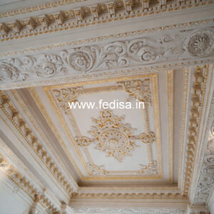Carved Ceiling Design Concealed Grid False Ceiling No-3237