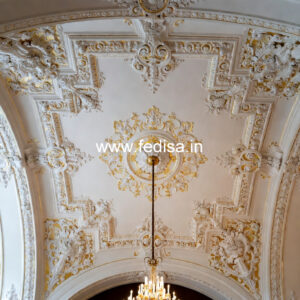 Carved Ceiling Design False Ceiling Cost For 3 Bhk No-3248
