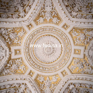 Carved Ceiling Design Pop False Ceiling For Hall No-3251