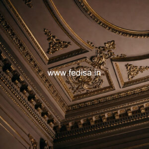 Carved Ceiling Design False Ceiling For Big Hall No-3254