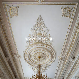 Carved Ceiling Design False Ceiling For Rectangular Room No-3265