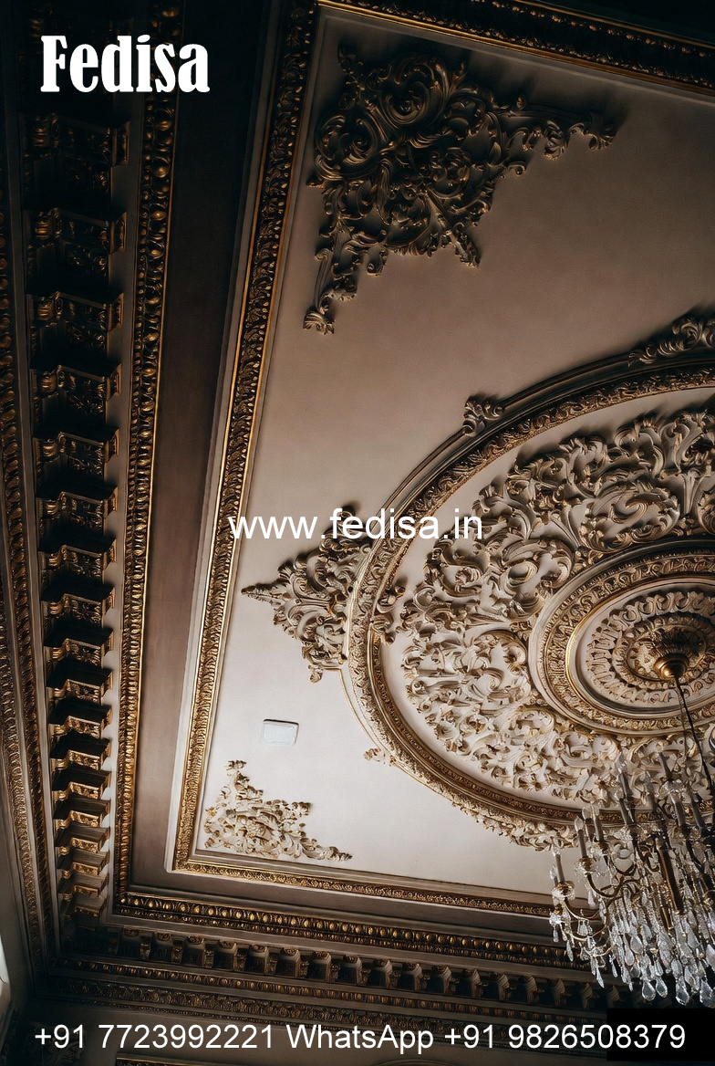 Carved Ceiling Design One Side False Ceiling No-3318